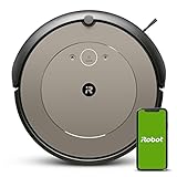 iRobot Roomba i1152 Saugroboter (Staubsauger Roboter), WLAN-fähig mit Zwei Gummibürsten für alle Böden, Individuelle Vorschläge per App, Kompatibilität mit Sprachassistenten, Farbe: Mandel